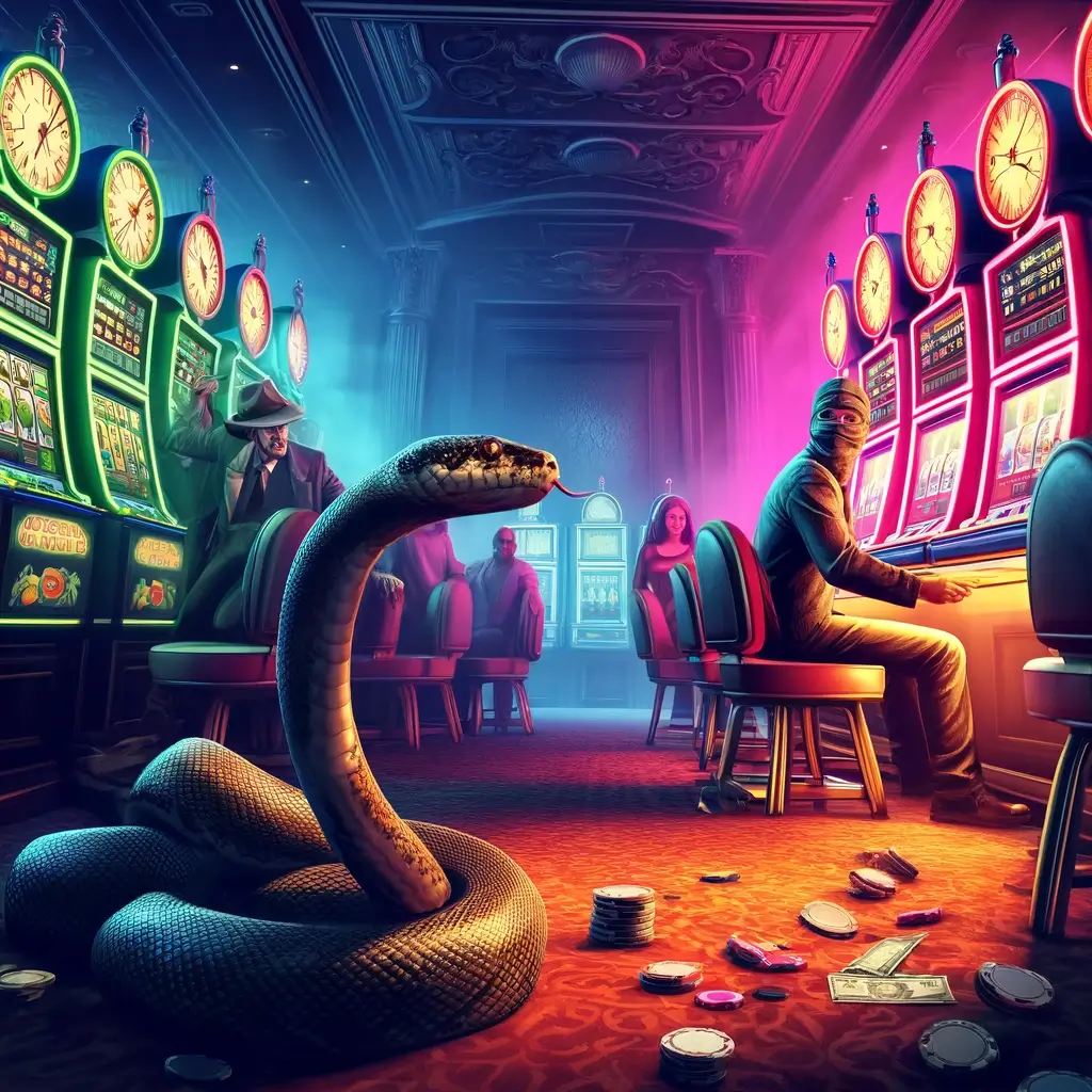 Snake Helps Thief With Casino Heist