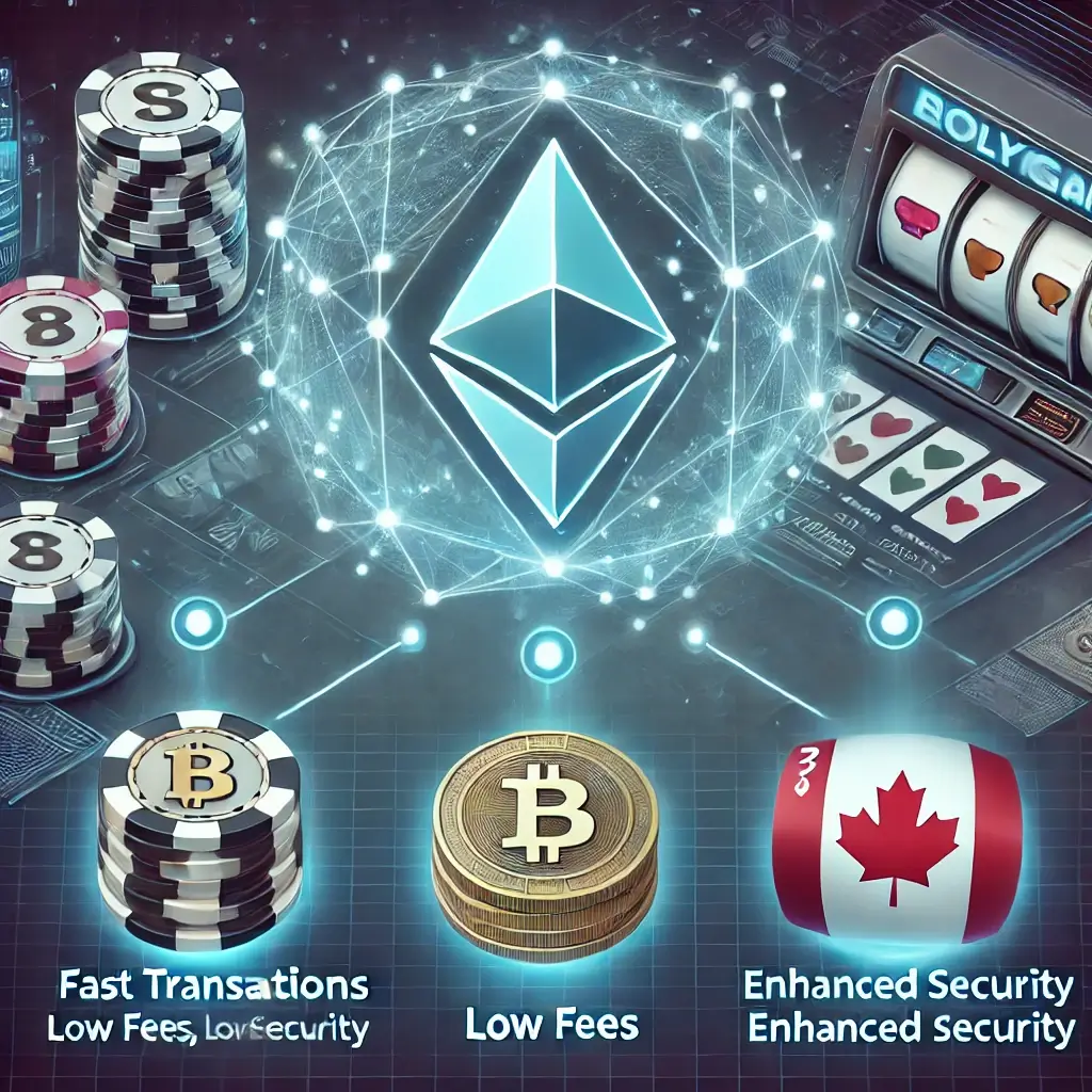 Integration of Polygon (MATIC) into CryptoGames Casino with fast transactions, lower fees, and enhanced security.